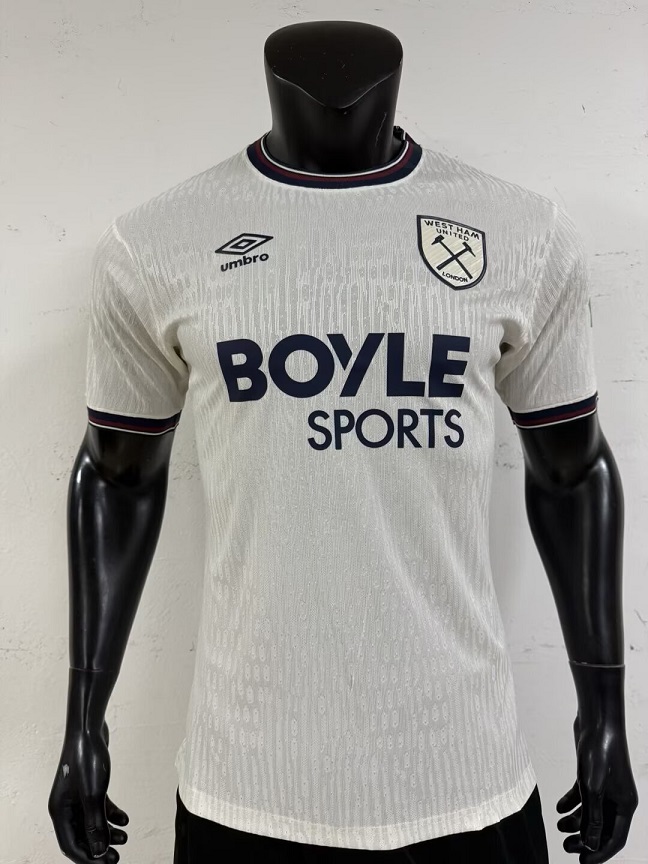 AAA Quality Westham 25/26 Away White Soccer Jersey(Player)